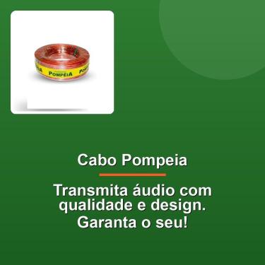 Imagem de Cabo Paralelo Pompéia 2x1.50mm Bicolor Cristal 100m