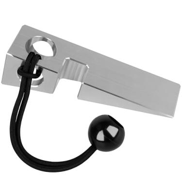 Imagem de Cunha de porta de bombeiro adequada para ferramenta de barra Halligan, cunha de entrada forçada de alumínio para bombeiros, cunha de metal durável para entrada rápida, ferramenta de deslizamento para