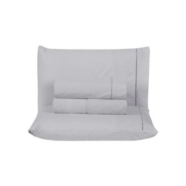 Imagem de Jogo De Cama Premier Casal 04 Peças Hipercal 200 Fios 80% Algodão, 20%