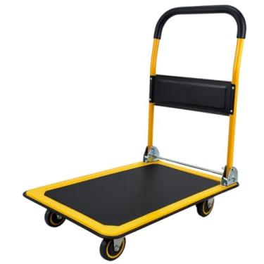 Imagem de Carrinho Plataforma Em Aço Dobravel Suporta 150KG
