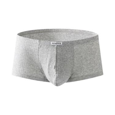 Imagem de Cuecas Masculinas De Baixa Cintura Respirável E Elástica U Convexa Box