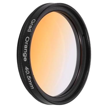 Imagem de PATIKIL Filtro de lente de 40,5 mm, filtros de cor graduados, resina óptica de arranhões, acessórios de correção de cor para lente de fotografia de câmera, laranja