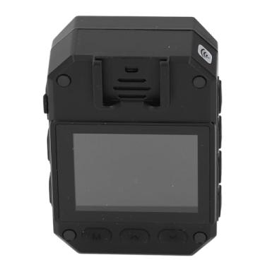 Imagem de Dioche Câmera Usada No Corpo 1080P HD Câmera Vestível Com Lente Grande Angular de Detecção de Movimento Noturno para Pessoal de Segurança Guarda-costas Policiais ABS Preto