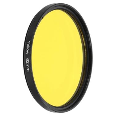 Imagem de PATIKIL Filtro de lente de 62 mm, filtros coloridos, resina óptica de arranhões, acessórios de correção de cor para lente de fotografia de câmera, amarelo