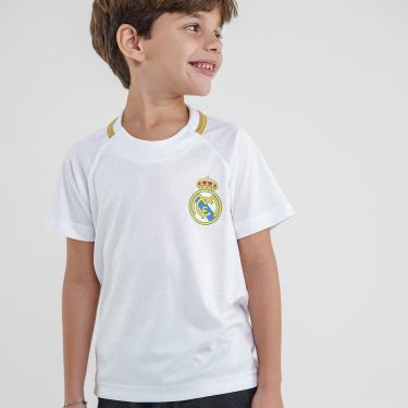 Imagem de Camisa Real Madrid Merengue Infantil Juvenil-Unissex