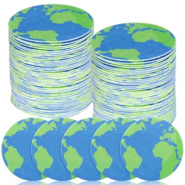 Imagem de Gersoniel 50 Pcs Earth Day Card Party Favors Gifts 2.1 Inch Earth Circle Themed Paper Card DIY Craft Kit for Environmental Activities Birthday Party Decorations Supplies