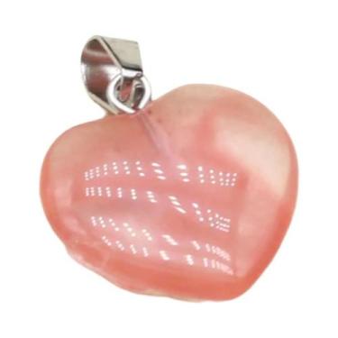 Imagem de Pingentes De Cristal Em Forma De Coração De Quartzo Rosa Turquesa E Am