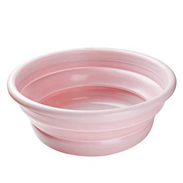 Imagem de Bacia de Lavagem Plegável para Camping Multiuso ao Ar Livre Colapsível com Buraco Suspensão Leve Portátil Plástico Economizar Espaço Casa Cozinha Banh