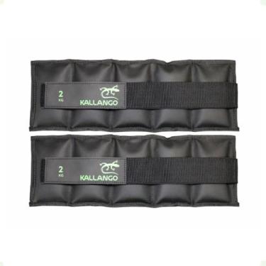 Imagem de Caneleira de Peso Kallango Emborrachada - 2 Kg - Kallango Fit