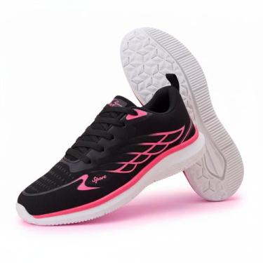 Imagem de Tênis Sport Conforto Original SB Masculino/Feminino Academia, Preto, R