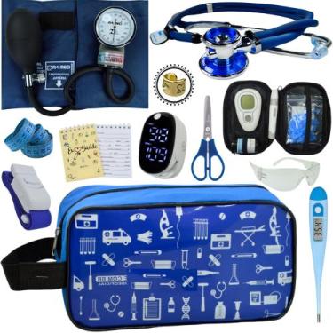 Imagem de Kit Enfermagem Aparelho Pressão Esteto Frete Grátis Promocao - Love Sa