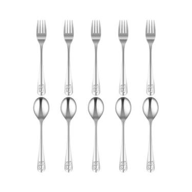 Imagem de Conjunto De Talheres De Dinossauro Para Crianças 9/15 Peças Em Aço Ino