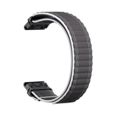 Imagem de Pulseira De Nylon Trançada QuickFit De 22mm 26mm Para Garmin Fenix E 7