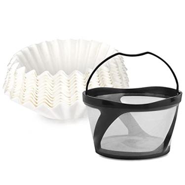 Imagem de Cesta de Café Reutilizável com 100PCS Papel Compatível K-DUO ESSENTIALS e Cafeteiras
