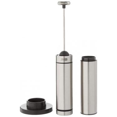 Imagem de Espumador Elétrico de Leite em Aço Inoxidável a Bateria, ADHOC MS10US, Prateado