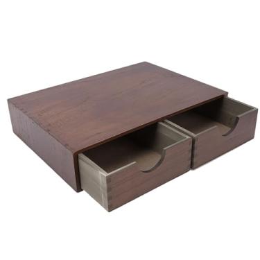 Imagem de MAVIS LAVEN Porta-Cápsulas de Café, Organizador Multifuncional de Gaveta para Cápsulas de Café Em Madeira para Chás, Doces e Lanches