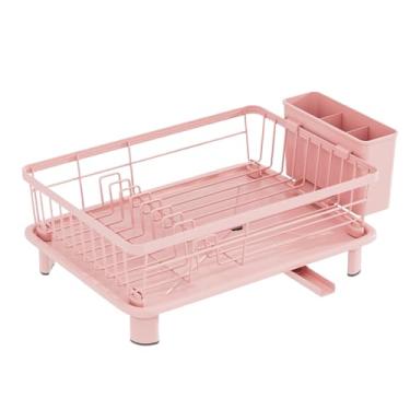 Imagem de Escorredor De Louça - Escorredor De Louça Para Cozinha Com Prateleira,Bandeja de Resíduos, Divisórias e Organizador de Utensílios para Pratos, Tigelas e Copos com Espaço Otimizado