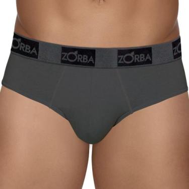 Imagem de Cueca zorba slip 0716-1, Cinza, G