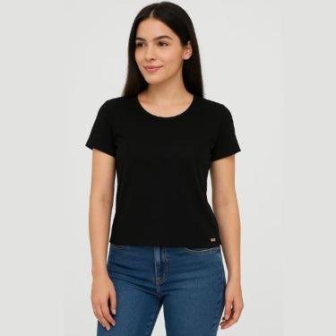 Imagem de Blusa Feminina Básica Algodão Cereja Rosa-Feminino