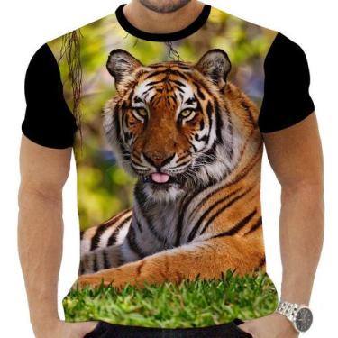 Imagem de Camiseta Camisa Personalizada Animal Felino Tigre Selva 3 - OBDS, INF 