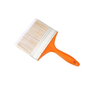 Imagem de Pincel de pintura para decoração de casa de 3 a 15 cm com cabo de plástico macio para parede, ferramenta de pintura de móveis, grosso, churrasqueira (15 cm)
