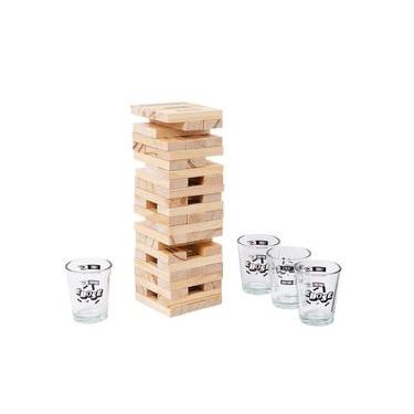 Imagem de Jogo Jenga Com Copos e Dose Único