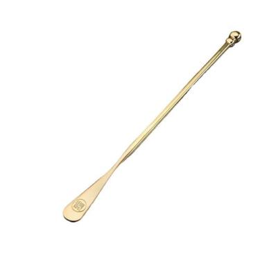 Imagem de KEG801302 Puxador de sapato de cobre com alça estendida para idosos, uso doméstico, leve, luxuoso, não dobrado, dispositivo de uso doméstico