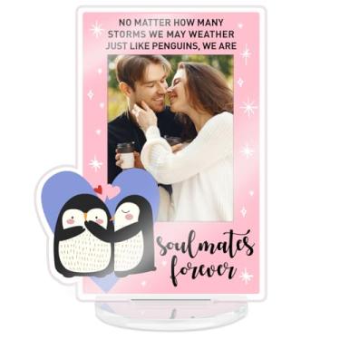 Imagem de Moldura Polaroid 2 x 7 cm, aniversário romântico, noivado, dia dos namorados, presente para casal, namorada, namorado, esposa, marido, carteira, tamanho mini, porta-retrato Polaroid, Forever