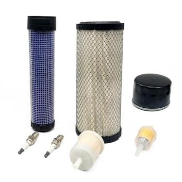 Imagem de Kit de filtro de manutenção adequado para cortador de grama John Deere Z915B Z915E Z930M Z710A Z720A, kit de filtro de troca de óleo de substituição AM125424 M131802 M131803 AM116304 MIU11020