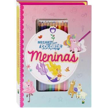Imagem de Livro - Megakit para Colorir: Meninas