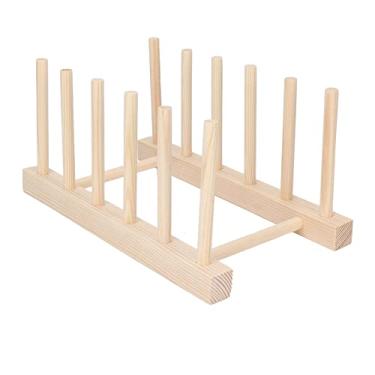 Imagem de Generic Suporte de Placa de Madeira Resistente Suporte de Cavalete de Placas Decorativas Modernas para Fotos Emolduradas