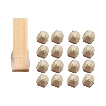 Imagem de 16 Peças De Protetores De Silicone Antiderrapantes Para Pés De Móveis,