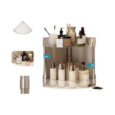 Imagem de Carrinho De Armazenamento Transparente Multicamadas Para Banheiro, Eco