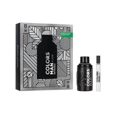 Imagem de Kit United Colors Of B Man Black Edp Perf Masc 100Ml E Mini - United C