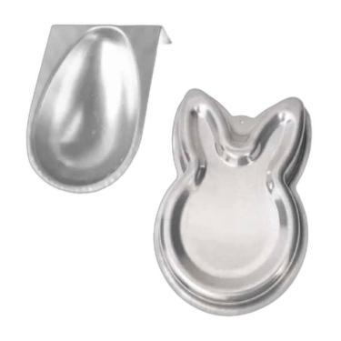 Imagem de Kit Confeiteiro Formas De Páscoa Coelho + Ovo De Páscoa