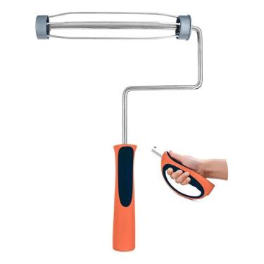 Imagem de 2X Garfo Suporte Para Rolo De Pintura Gaiola Reforçado 23Cm