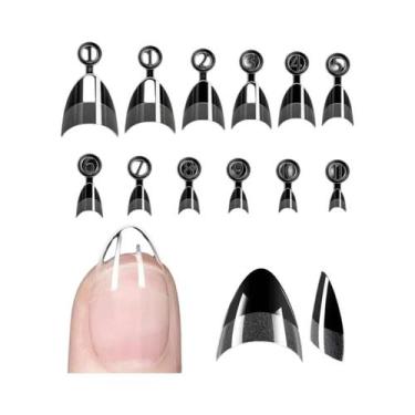 Imagem de Unhas Postiças Extra Curtas Em Formato Amêndoa, Meio Fosco, 120/240 Pe