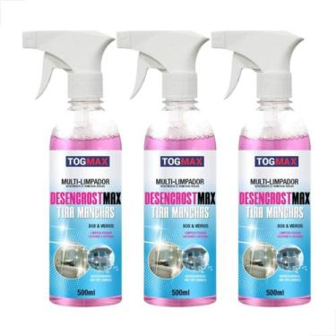 Imagem de kit - Desencrost Limpeza Profunda Manchas Vidros 500ml 3 un