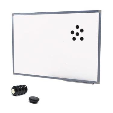 Imagem de Quadro branco magnetico office aluminio a 060 x 040 cm mdf 3 - Stalo