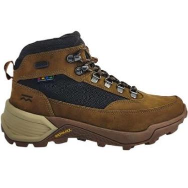 Imagem de Coturno Unissex Casual Dia a Dia Adventure Trabalho Passeio Trilha em Couro Solado Tratorado Bradok-Unissex