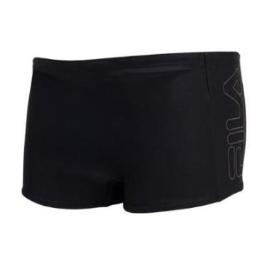 Imagem de Sunga Fila Boxer Side Print II Preto - Masculino P-Masculino