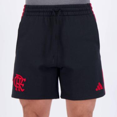 Imagem de Bermuda Adidas Flamengo DNA 2025 Preta-Masculino