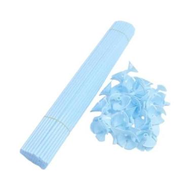 Imagem de Suporte De Balão De Látex Branco De 30cm Com Copo Para Decoração De Ca