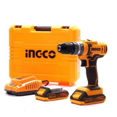 Imagem de Parafusadeira Furadeira INGCO 55Nm BL Bateria 20V P20S