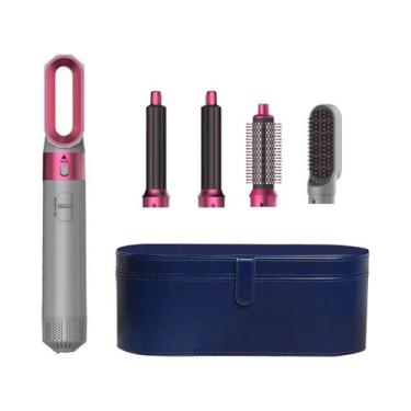 Imagem de Escova Secadora De Cabelo 5 Em 1: Modelador, Alisador E Escova De Ar Q