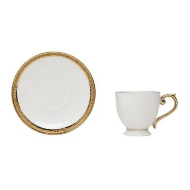 Imagem de 6 Xícaras para Café Wolff Paddy de Porcelana 90ml