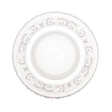 Imagem de Prato Raso para Bolo Lyor Angel de Vidro 30cm x 30cm x 2,5cm