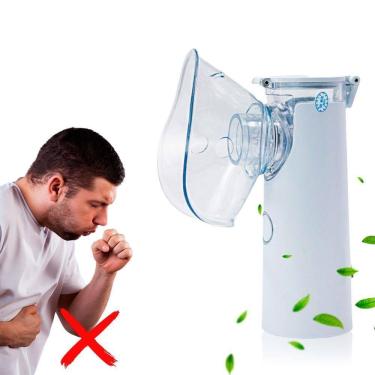 Imagem de Máquina Nebulizador Inalador Portátil Silencioso Adulto E Infantil Usb Pilha