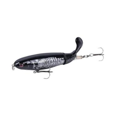 Imagem de Isca De Pesca Goture Whopper Popper Topwater Com Cauda Rotativa, 10cm,