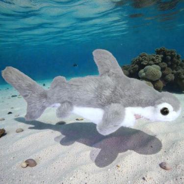 Imagem de Pelúcia Marinha Tubarão Tartaruga Peixe Baiacu Nemo Dory Mar Cor:Tubar